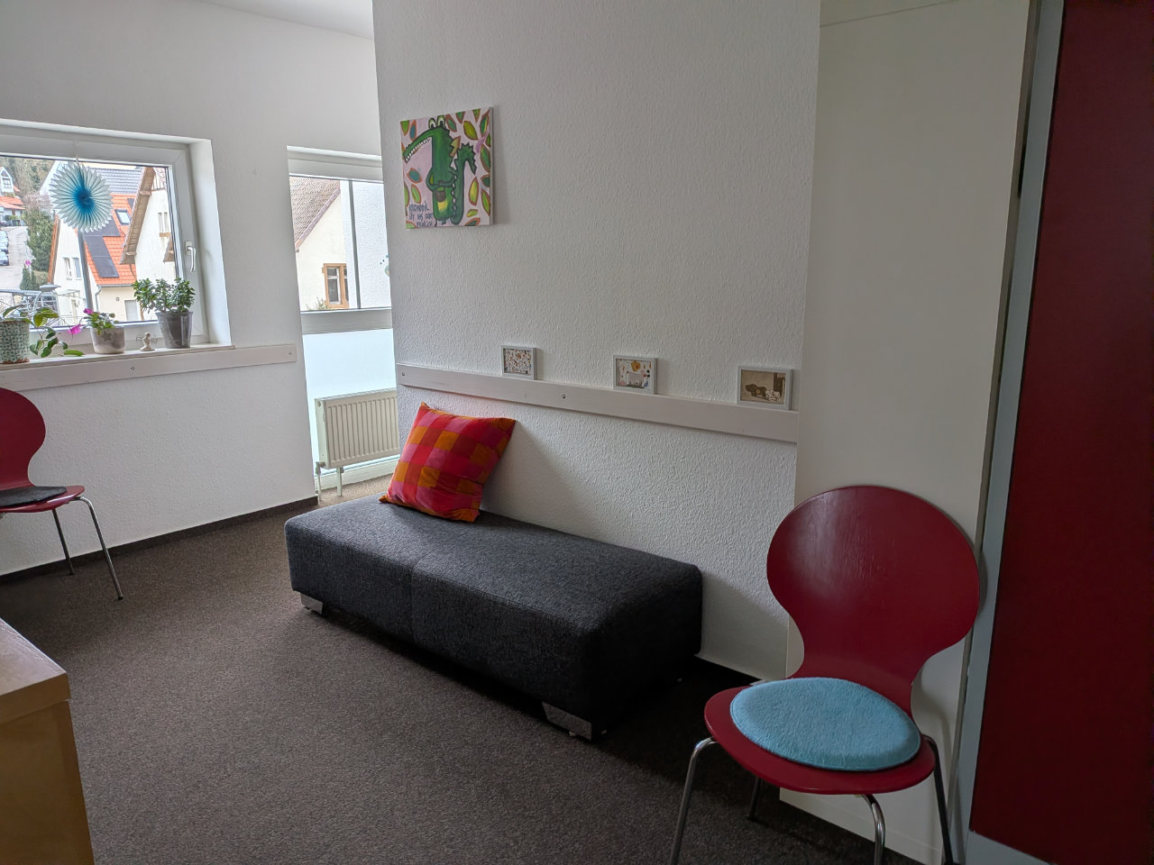 Wartebereich Logopädische Praxis 